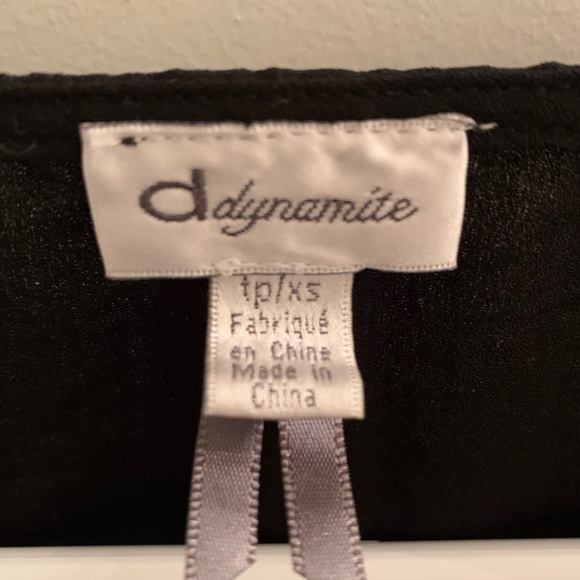 Black tunic blouse - Picture 3 of 4